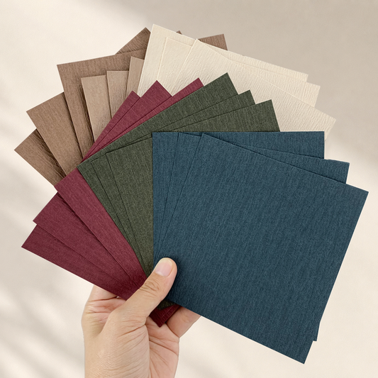 Moire-rice Origami Paper | Small Size | Double-Sided Square Folding Paper | 128gsm DIY Arts Crafts Projects